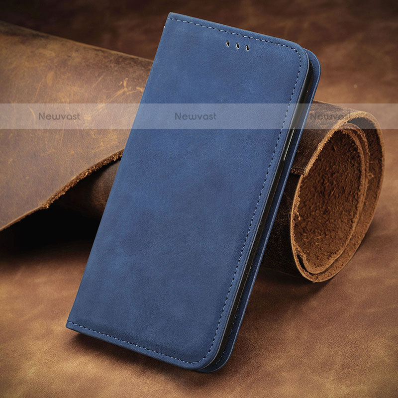 Leather Case Stands Flip Cover Holder S06D for Samsung Galaxy M62 4G