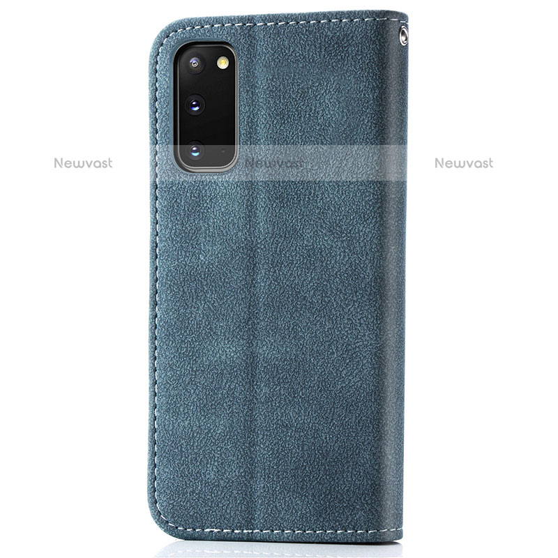 Leather Case Stands Flip Cover Holder S06D for Samsung Galaxy S20