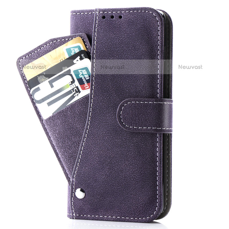 Leather Case Stands Flip Cover Holder S06D for Samsung Galaxy S20 Ultra