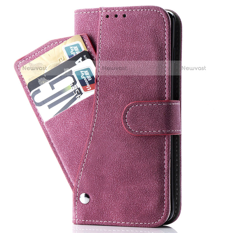 Leather Case Stands Flip Cover Holder S06D for Samsung Galaxy S20 Ultra 5G