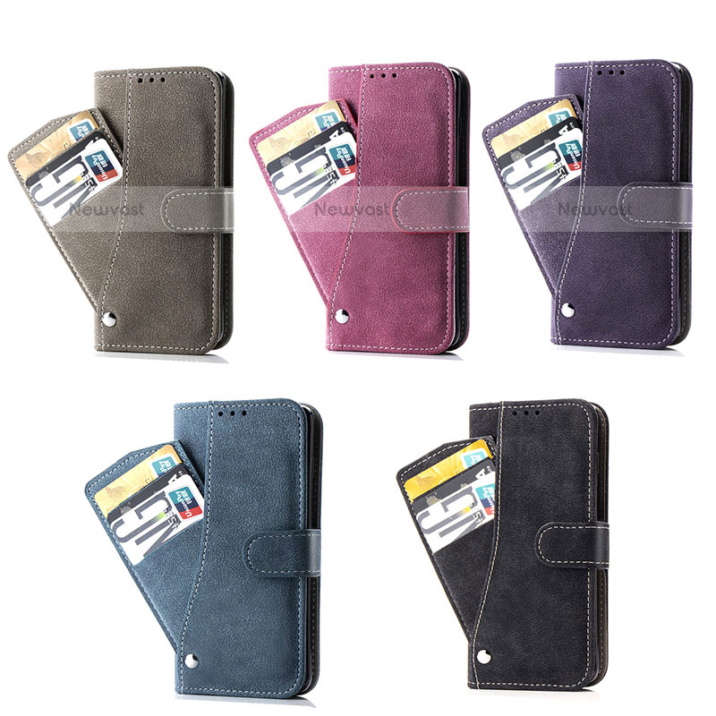 Leather Case Stands Flip Cover Holder S06D for Samsung Galaxy S20 Ultra 5G