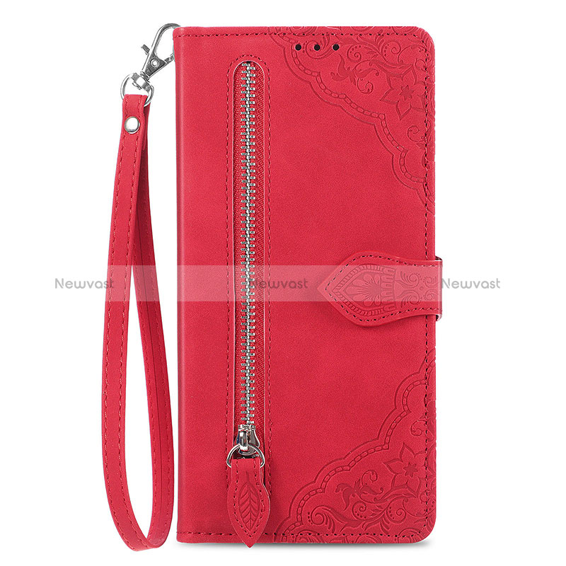 Leather Case Stands Flip Cover Holder S06D for Sony Xperia 10 IV
