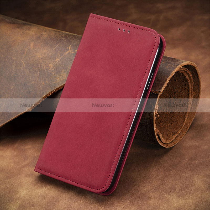 Leather Case Stands Flip Cover Holder S08D for Xiaomi Redmi Note 11 Pro+ Plus 5G