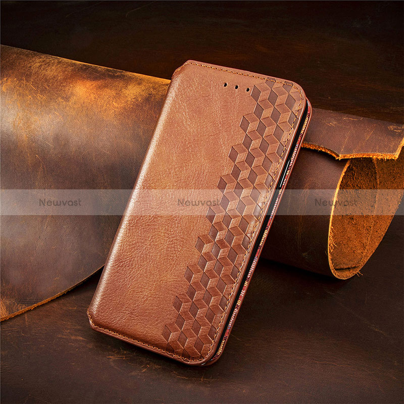 Leather Case Stands Flip Cover Holder S09D for Huawei Honor X10 Max 5G