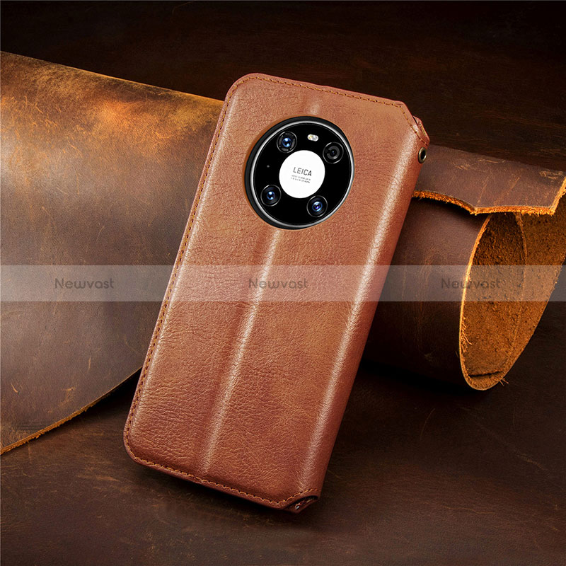 Leather Case Stands Flip Cover Holder S09D for Huawei Mate 40