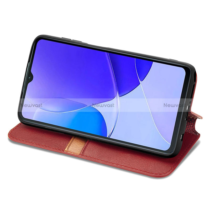 Leather Case Stands Flip Cover Holder S09D for Huawei Nova Y91
