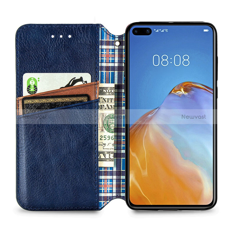 Leather Case Stands Flip Cover Holder S09D for Huawei P40 Pro