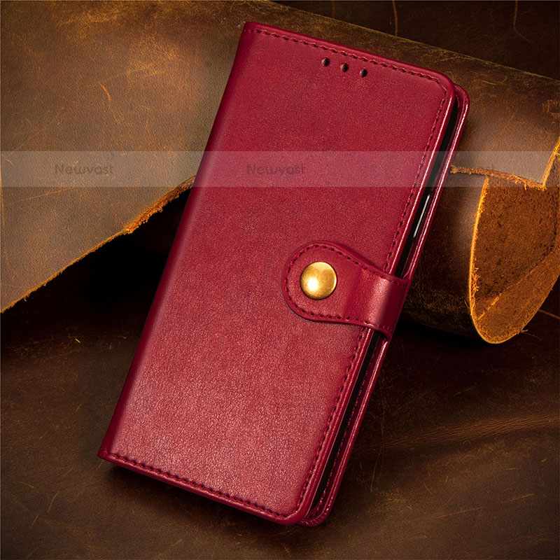 Leather Case Stands Flip Cover Holder S09D for Samsung Galaxy S22 Ultra 5G