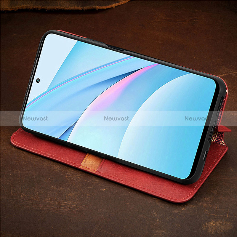 Leather Case Stands Flip Cover Holder S09D for Xiaomi Mi 10T Lite 5G