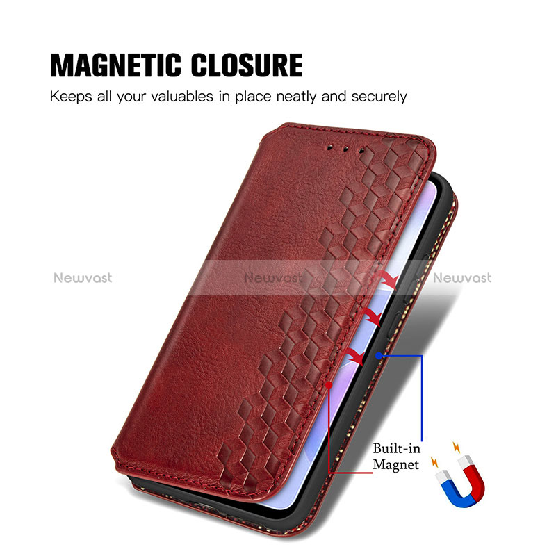 Leather Case Stands Flip Cover Holder S09D for Xiaomi Redmi 9AT