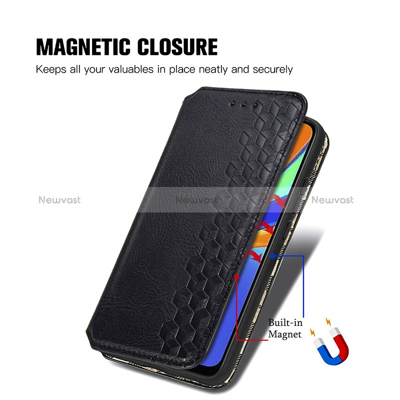 Leather Case Stands Flip Cover Holder S09D for Xiaomi Redmi 9C