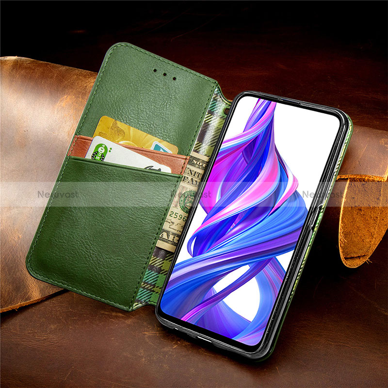 Leather Case Stands Flip Cover Holder S10D for Huawei Honor 9X