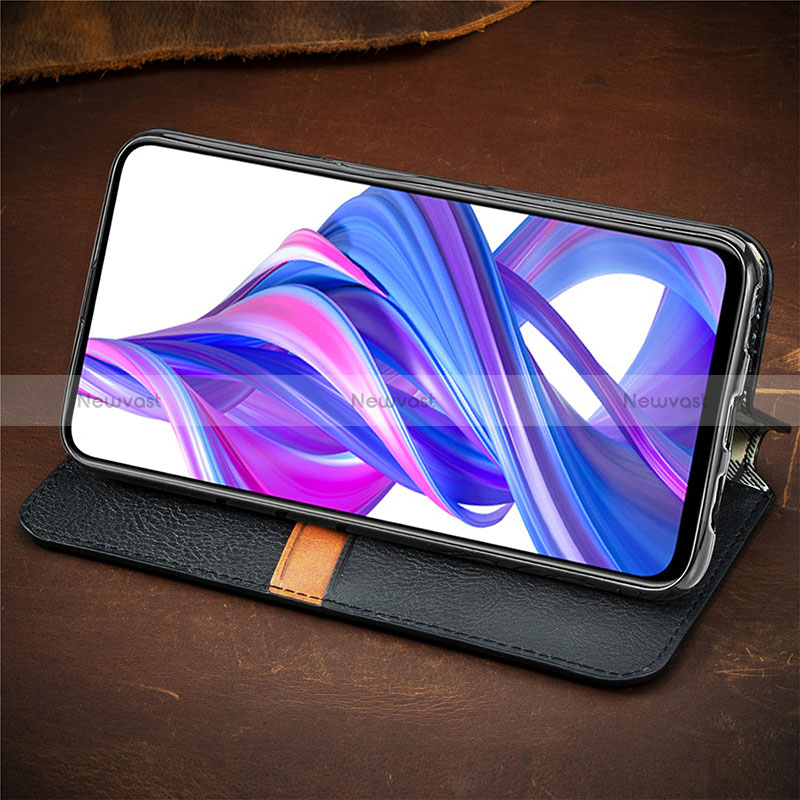 Leather Case Stands Flip Cover Holder S10D for Huawei Honor 9X