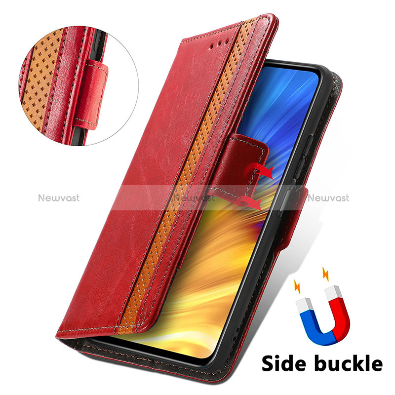 Leather Case Stands Flip Cover Holder S10D for Huawei Honor X10 Max 5G