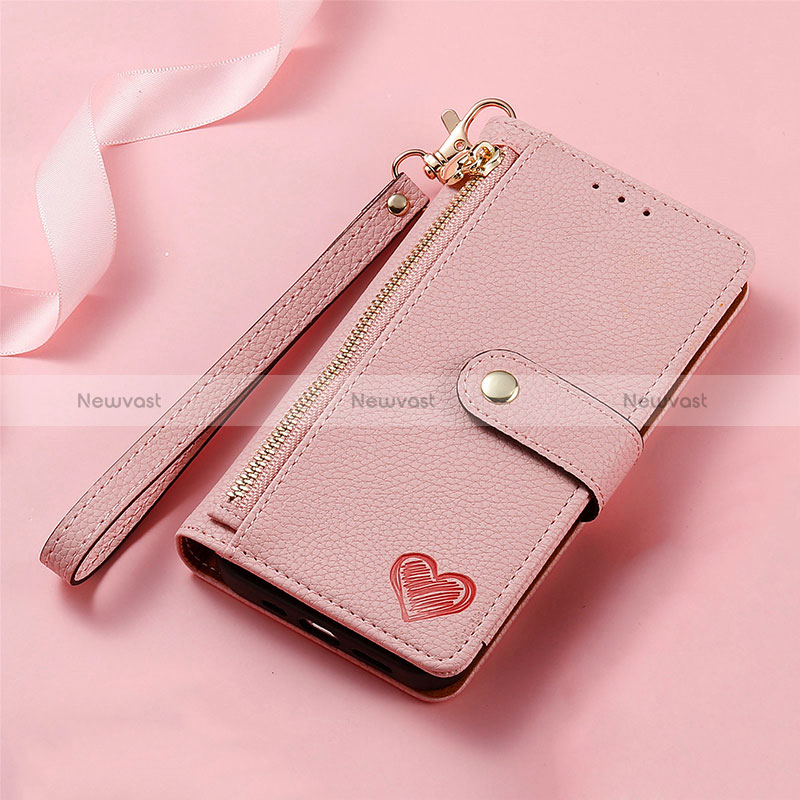 Leather Case Stands Flip Cover Holder S16D for Samsung Galaxy S22 Ultra 5G