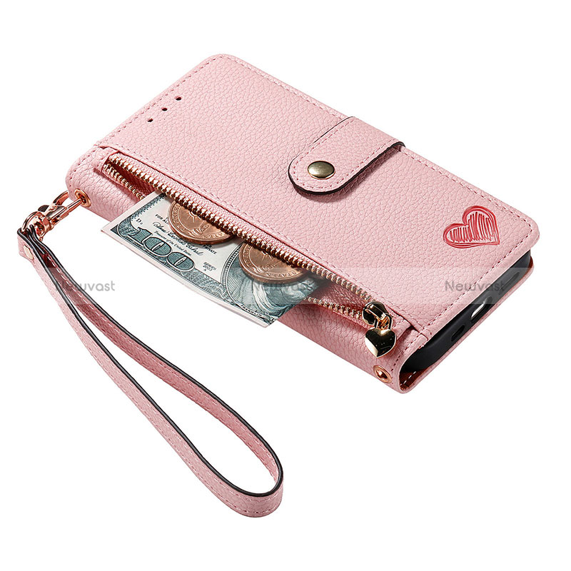 Leather Case Stands Flip Cover Holder S16D for Samsung Galaxy S23 Ultra 5G