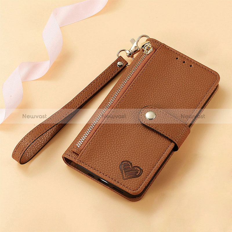 Leather Case Stands Flip Cover Holder S16D for Samsung Galaxy S23 Ultra 5G