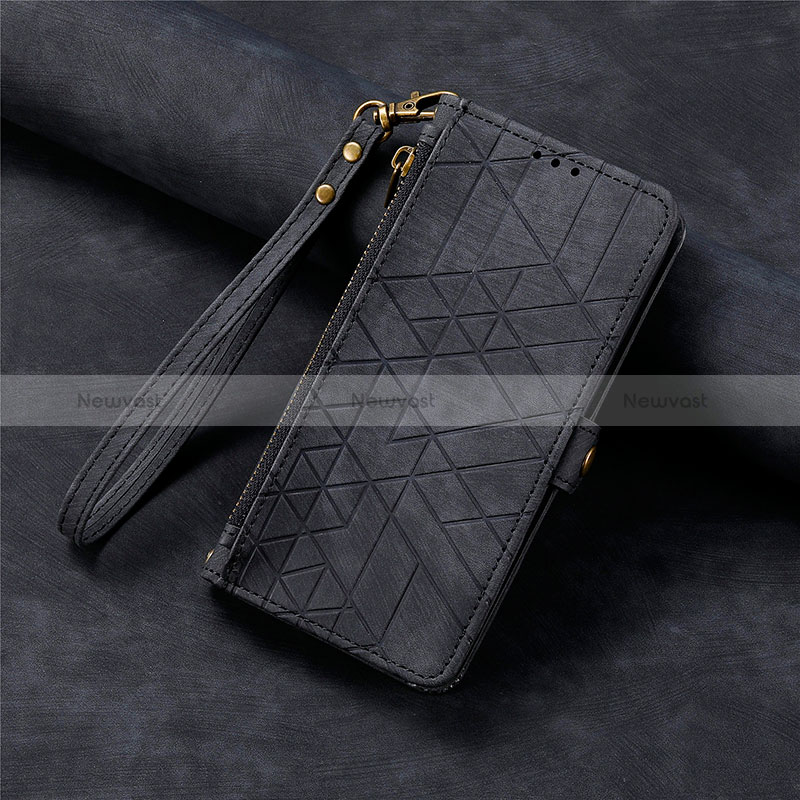 Leather Case Stands Flip Cover Holder S17D for Motorola Moto Edge 30 Pro 5G