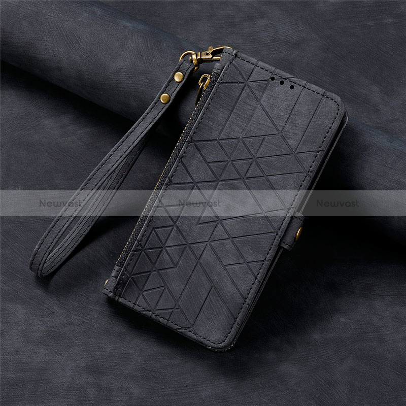 Leather Case Stands Flip Cover Holder S18D for Samsung Galaxy S22 5G