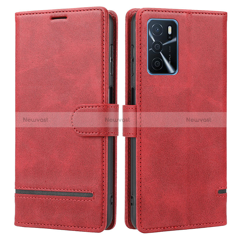Leather Case Stands Flip Cover Holder SY1 for Oppo A16