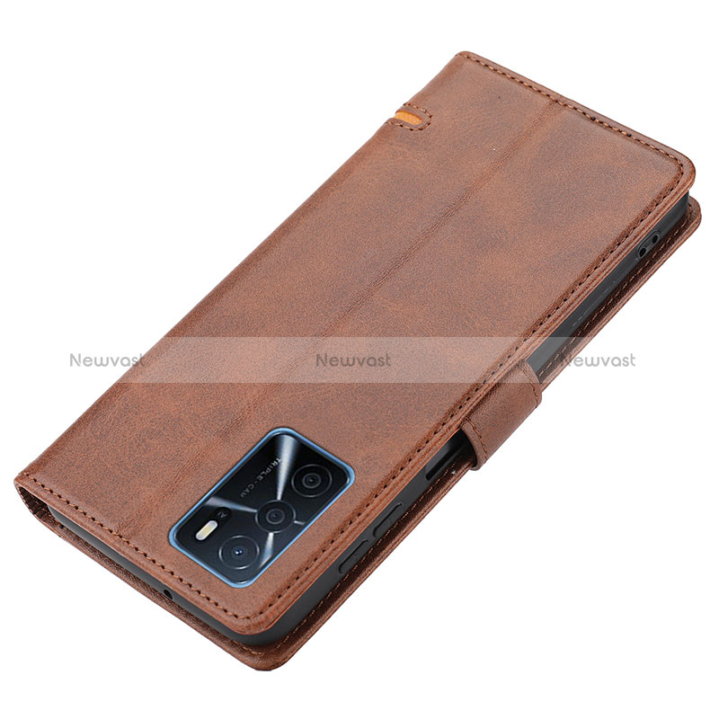 Leather Case Stands Flip Cover Holder SY1 for Oppo A16