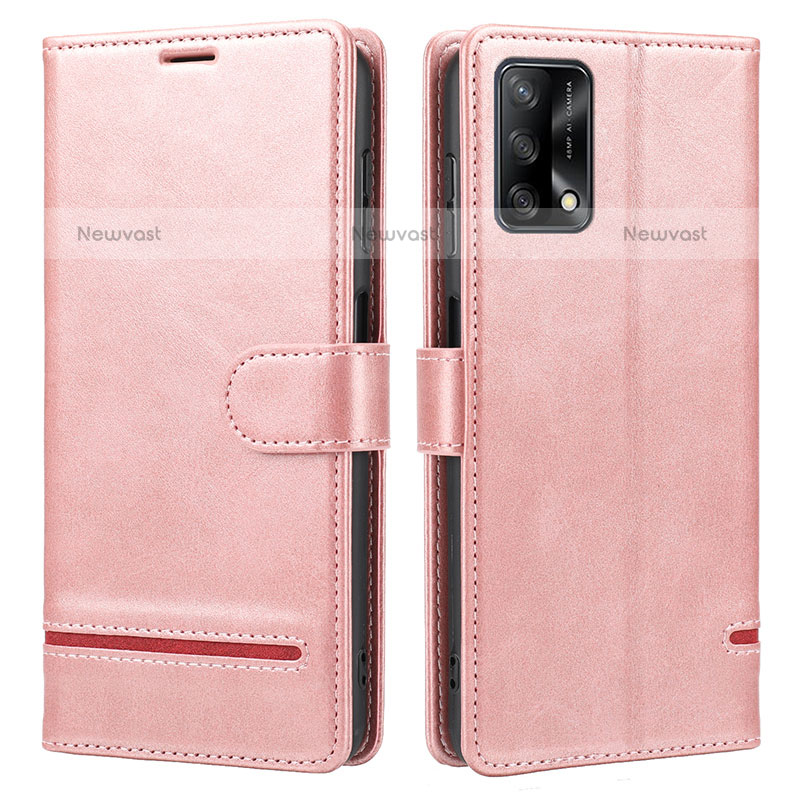 Leather Case Stands Flip Cover Holder SY1 for Oppo A74 4G