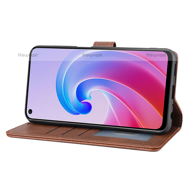 Leather Case Stands Flip Cover Holder SY1 for Oppo F21s Pro 5G