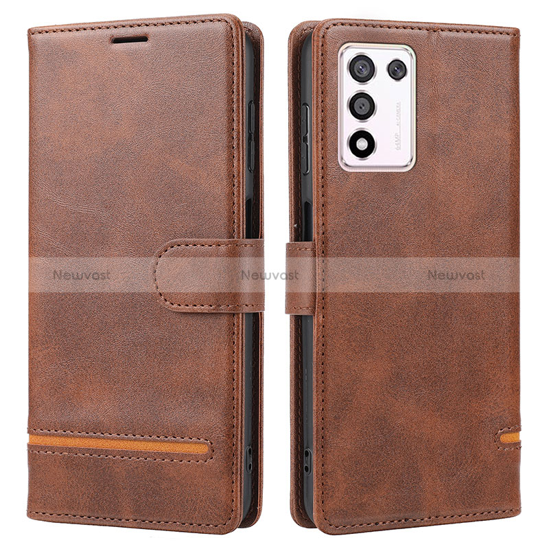Leather Case Stands Flip Cover Holder SY1 for Oppo K9S 5G