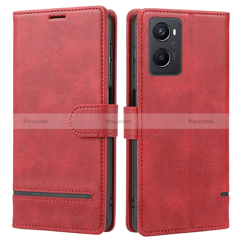 Leather Case Stands Flip Cover Holder SY1 for Oppo Reno7 Lite 5G