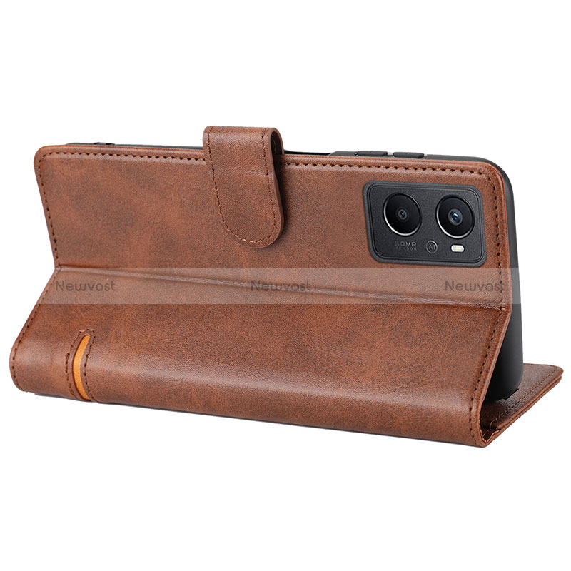 Leather Case Stands Flip Cover Holder SY1 for Oppo Reno7 Lite 5G