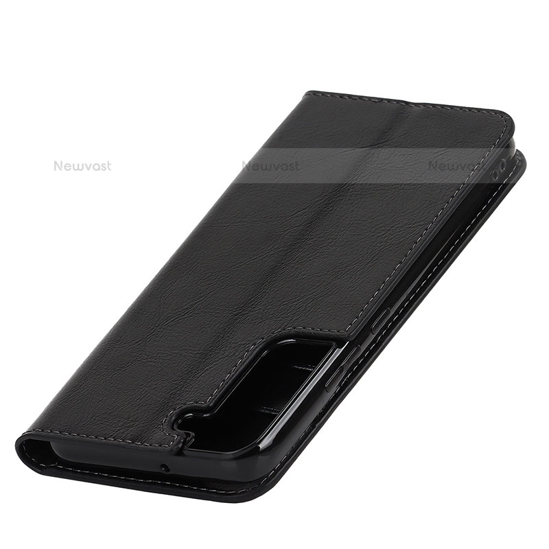 Leather Case Stands Flip Cover Holder T01D for Samsung Galaxy S22 Plus 5G