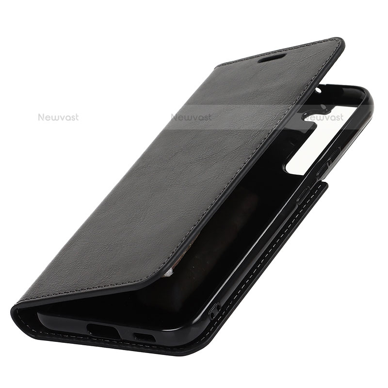 Leather Case Stands Flip Cover Holder T01D for Samsung Galaxy S22 Plus 5G