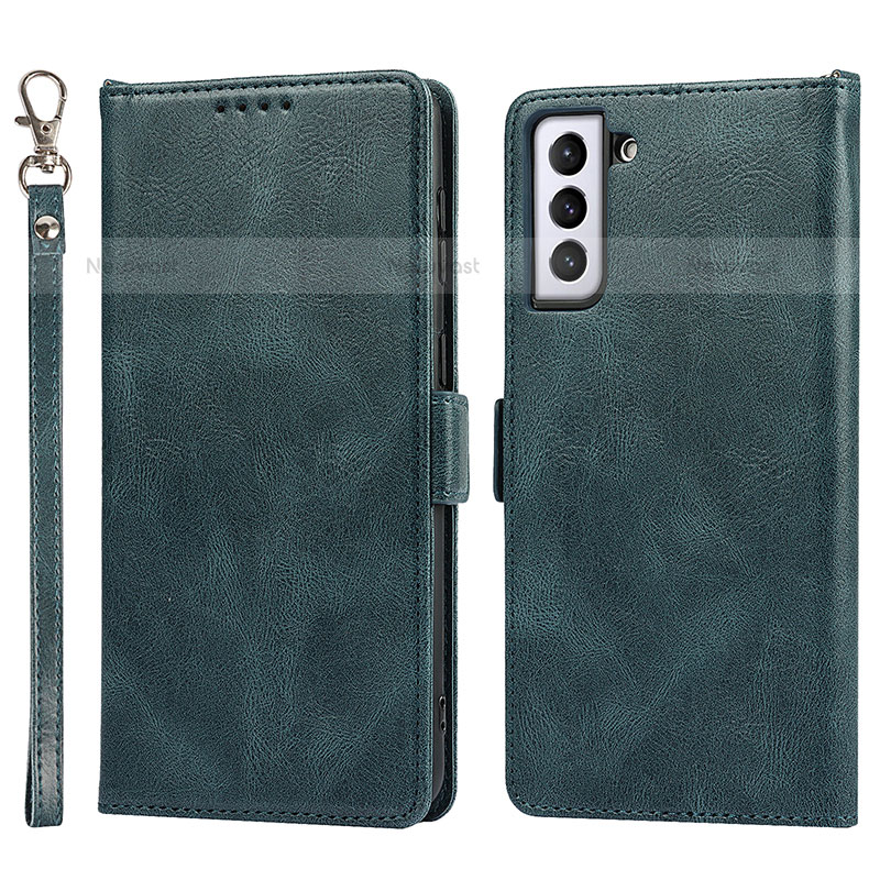 Leather Case Stands Flip Cover Holder T04D for Samsung Galaxy S21 Plus 5G