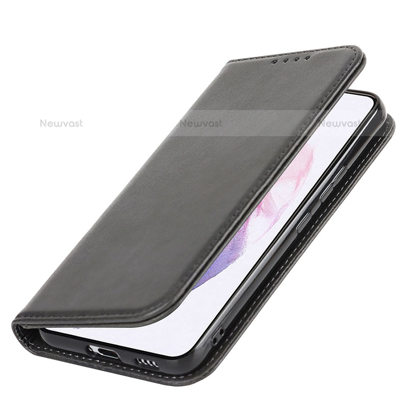 Leather Case Stands Flip Cover Holder T06D for Samsung Galaxy S22 Plus 5G