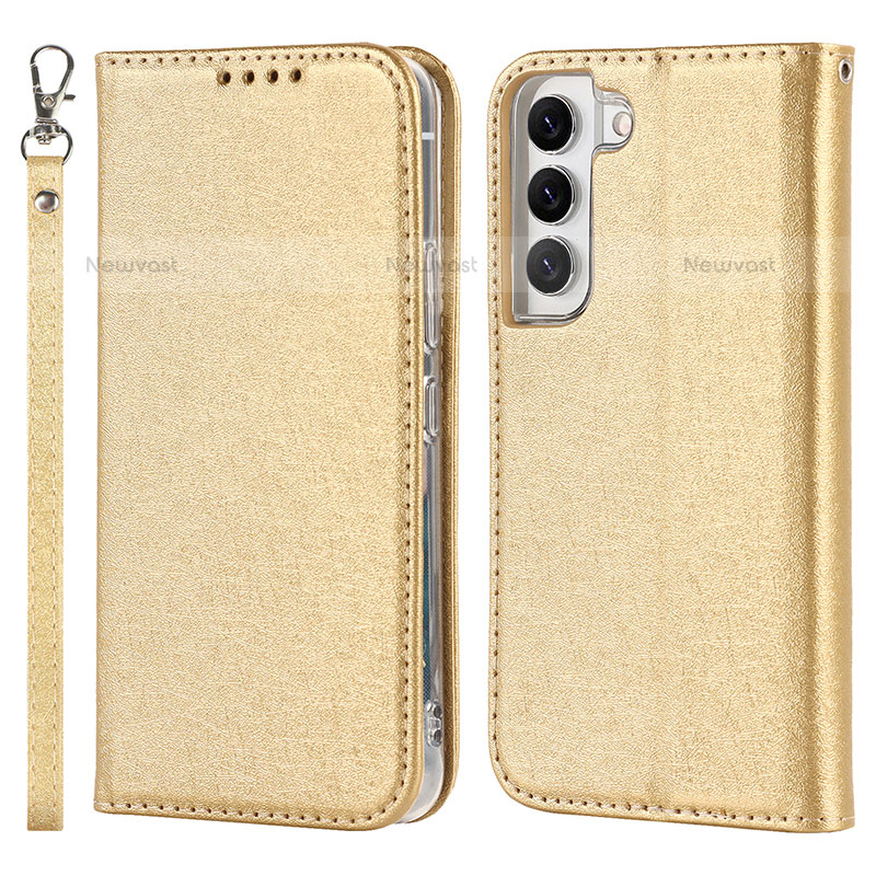 Leather Case Stands Flip Cover Holder T08D for Samsung Galaxy S21 Plus 5G