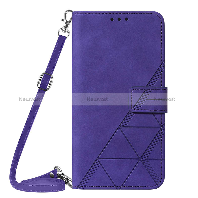 Leather Case Stands Flip Cover Holder Y01B for Apple iPhone 13 Pro