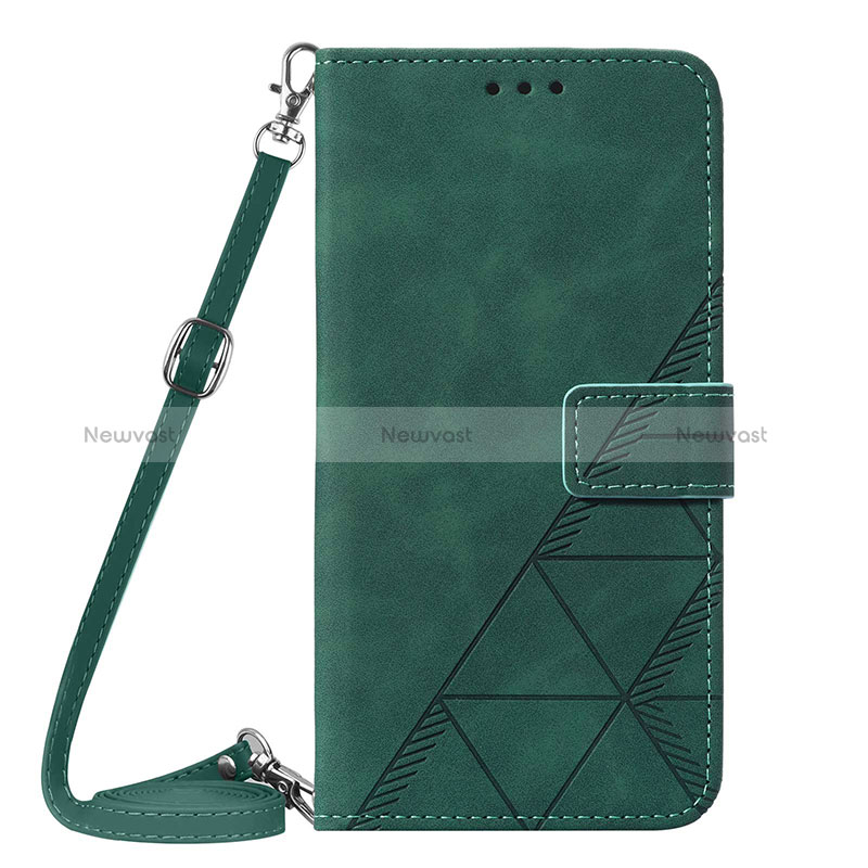 Leather Case Stands Flip Cover Holder Y01B for Apple iPhone 14 Pro Max