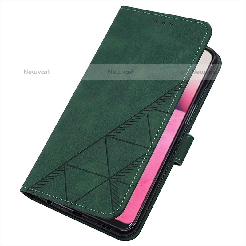 Leather Case Stands Flip Cover Holder Y01B for Oppo F19 Pro