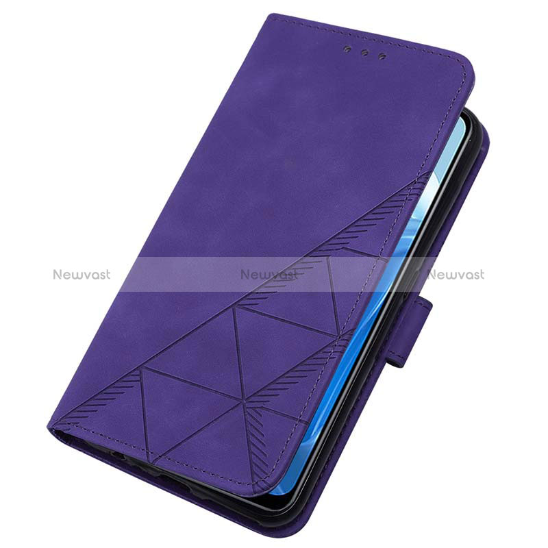 Leather Case Stands Flip Cover Holder Y01B for Oppo Reno7 4G