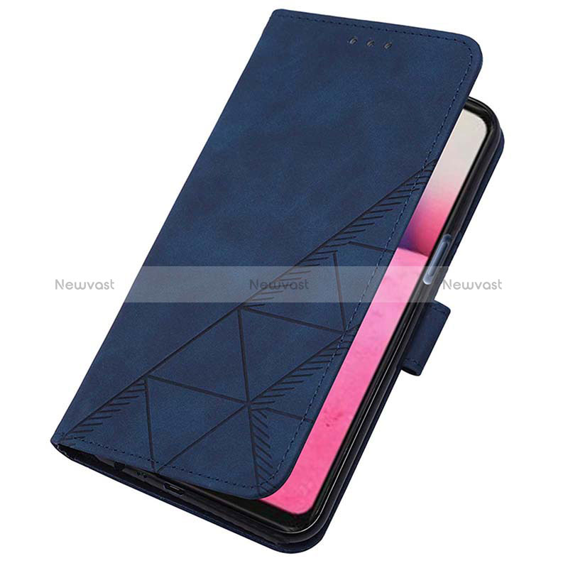 Leather Case Stands Flip Cover Holder Y01B for Oppo Reno7 5G