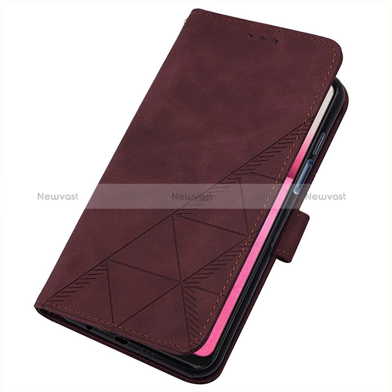 Leather Case Stands Flip Cover Holder Y01B for Realme 9i 4G
