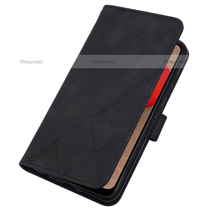 Leather Case Stands Flip Cover Holder Y01B for Samsung Galaxy A02s