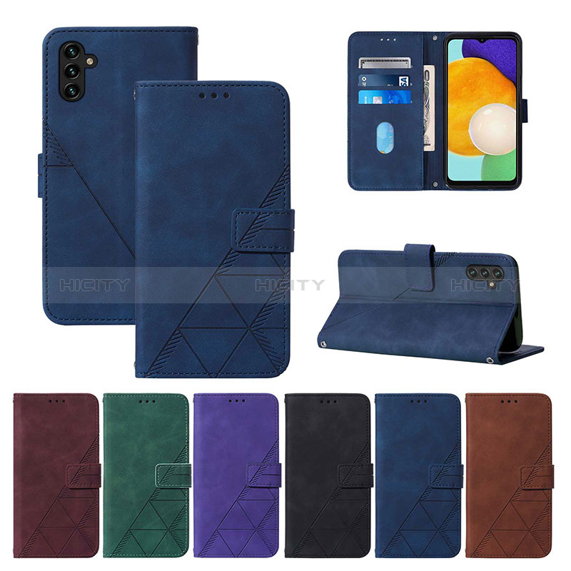 Leather Case Stands Flip Cover Holder Y01B for Samsung Galaxy A04s