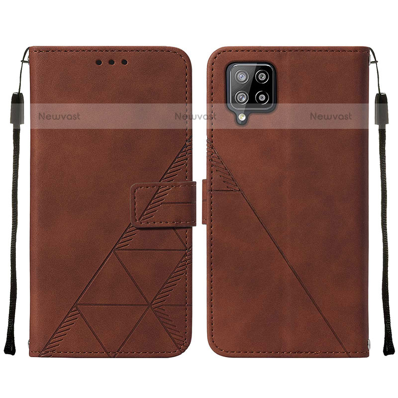 Leather Case Stands Flip Cover Holder Y01B for Samsung Galaxy A42 5G