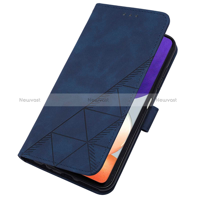 Leather Case Stands Flip Cover Holder Y01B for Samsung Galaxy M32 4G