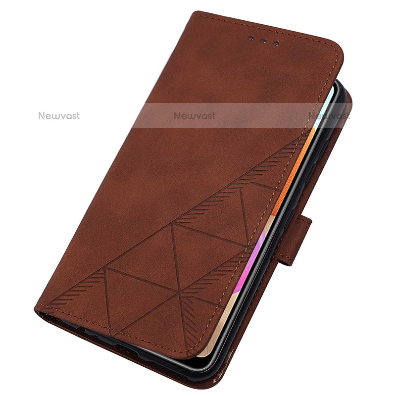 Leather Case Stands Flip Cover Holder Y01B for Samsung Galaxy M32 5G