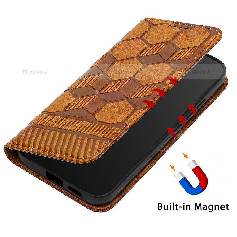 Leather Case Stands Flip Cover Holder Y01B for Samsung Galaxy S21 5G