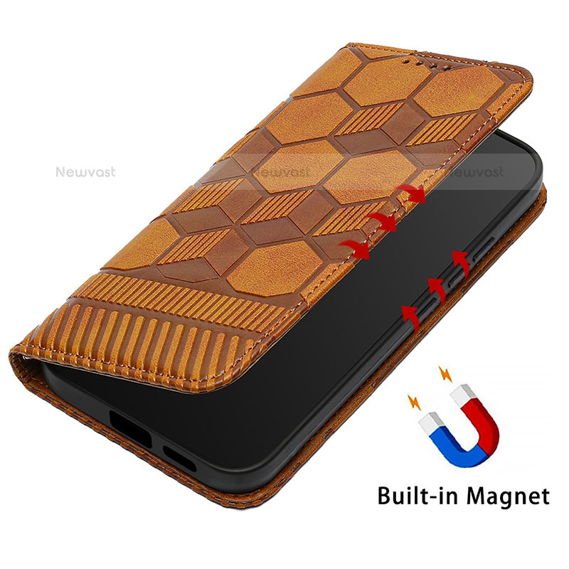 Leather Case Stands Flip Cover Holder Y01B for Samsung Galaxy S21 Plus 5G