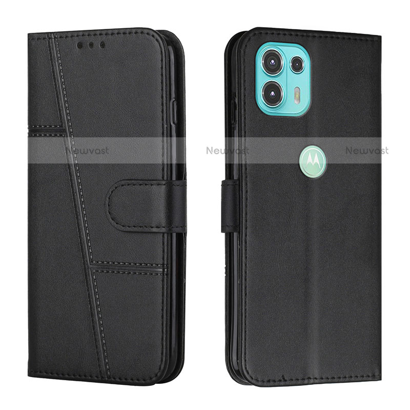 Leather Case Stands Flip Cover Holder Y01X for Motorola Moto Edge 20 Lite 5G