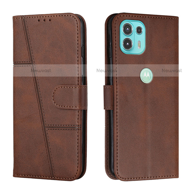 Leather Case Stands Flip Cover Holder Y01X for Motorola Moto Edge 20 Lite 5G